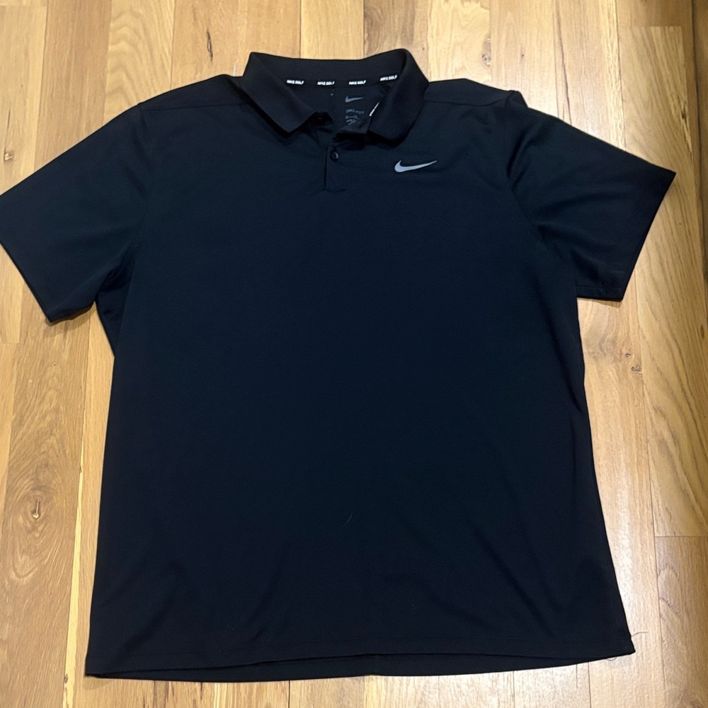 Nike Golf Men’s Black Dri-FIT Polo Shirt
